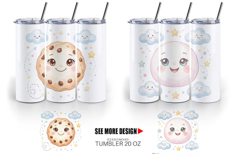 Tumbler Sweet Baby Treat Watercolor Sublimation artnoy 
