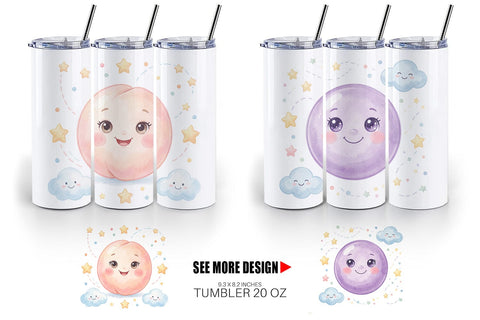 Tumbler Sweet Baby Treat Watercolor Sublimation artnoy 