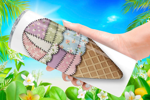 Tumbler Sweet Chilled Summer Stitches Sublimation artnoy 