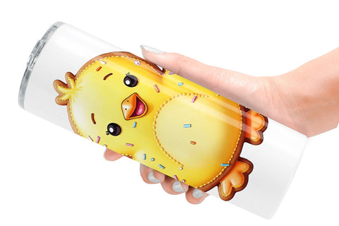 Tumbler Sweet Easter Treats and Desserts Watercolor Sublimation artnoy 