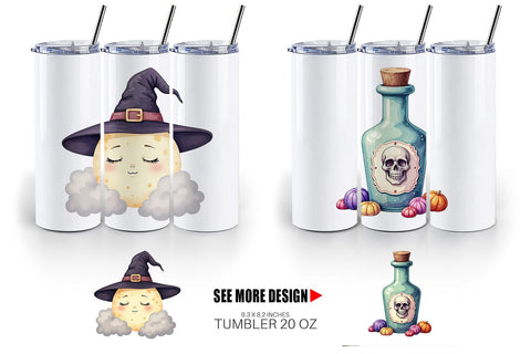 Tumbler Sweet Spooky Pastels Sublimation artnoy 
