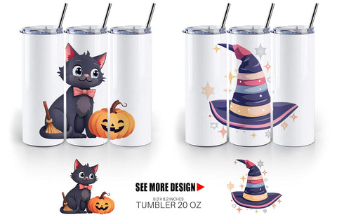 Tumbler Sweet Spooky Pastels Sublimation artnoy 