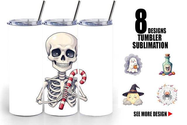 Tumbler Sweet Spooky Pastels Sublimation artnoy 