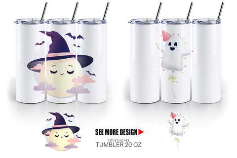 Tumbler Sweet Spooky Pastels Sublimation artnoy 