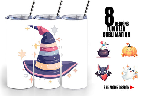 Tumbler Sweet Spooky Pastels Sublimation artnoy 