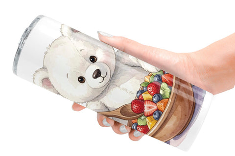 Tumbler Sweet Treats Teddy Bear Sublimation artnoy 