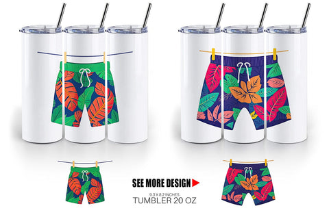Tumbler Swim Trunks Sublimation artnoy 
