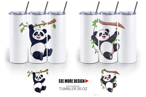 Tumbler Swing Panda Sublimation artnoy 