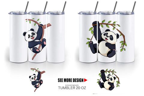 Tumbler Swing Panda Sublimation artnoy 