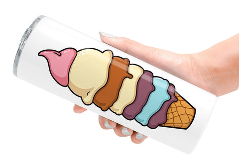 Tumbler Tall Ice Cream Sublimation artnoy 
