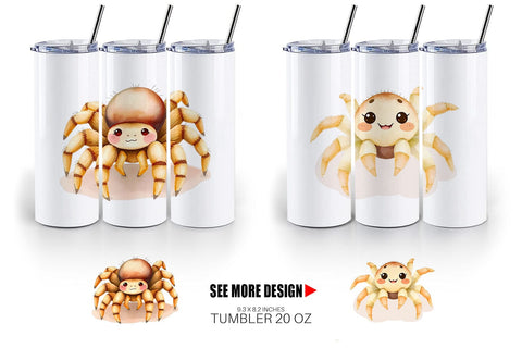 Tumbler Tarantula Wildlife Sublimation artnoy 