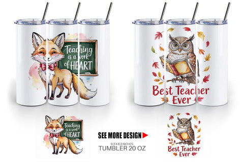 Tumbler Teacher Appreciation Sublimation artnoy 
