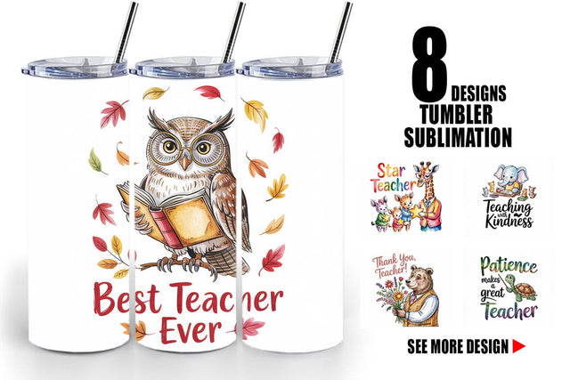 Tumbler Teacher Appreciation Sublimation artnoy 