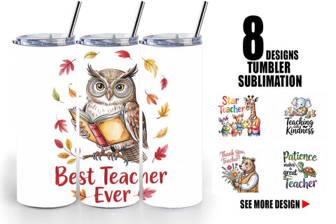 Tumbler Teacher Appreciation Sublimation artnoy 