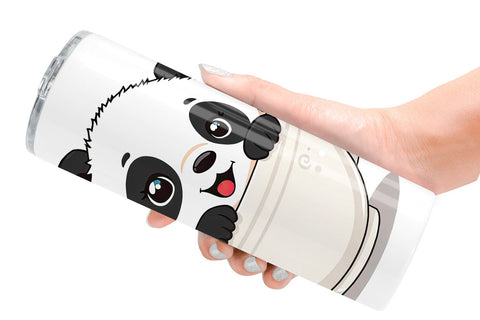 Tumbler Teacup Panda Sublimation artnoy 