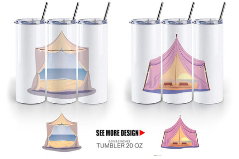 Tumbler Tent Sublimation artnoy 