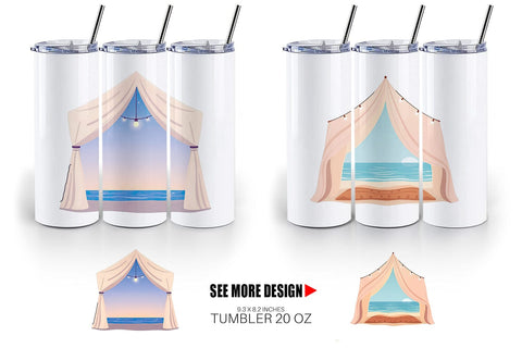 Tumbler Tent Sublimation artnoy 