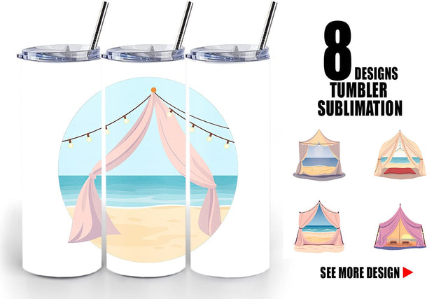 Tumbler Tent Sublimation artnoy 
