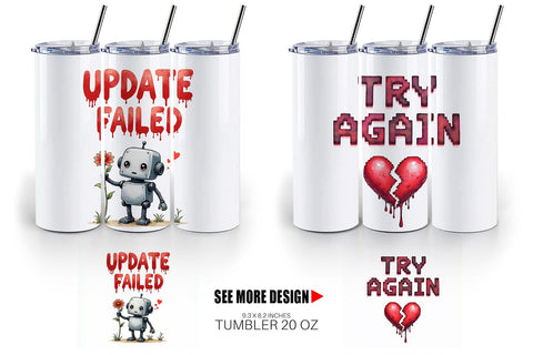 Tumbler The Glitchy Resurrection Sublimation artnoy 