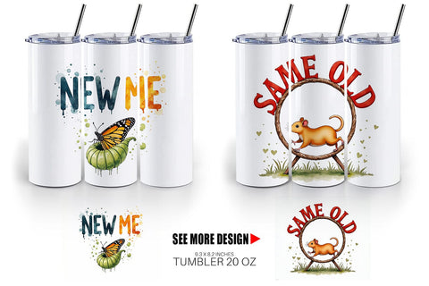 Tumbler The Glitchy Resurrection Sublimation artnoy 