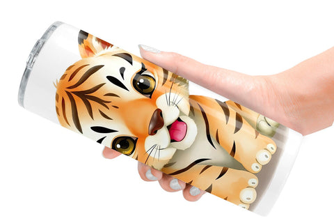 Tumbler Tiger Wildlife Sublimation artnoy 