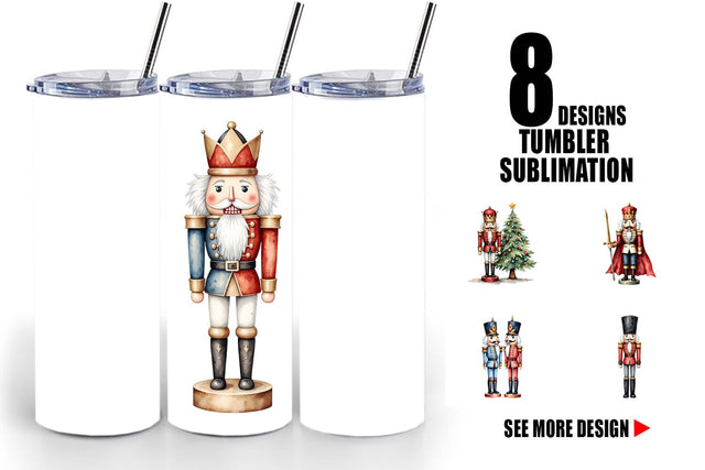 Tumbler Timeless Nutcracker Sublimation artnoy 