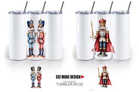 Tumbler Timeless Nutcracker Sublimation artnoy 