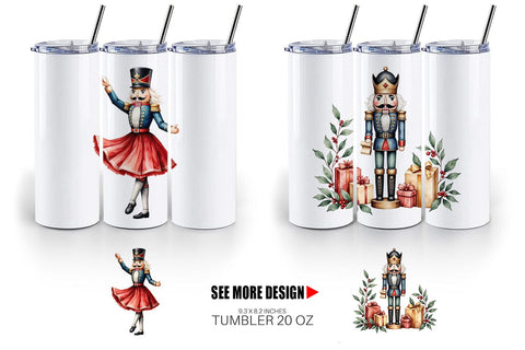 Tumbler Timeless Nutcracker Sublimation artnoy 