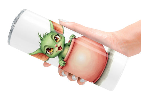 Tumbler Tiny Fantasy Trouble Sublimation artnoy 