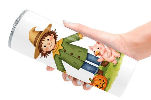 Tumbler Tiny Farm Halloween Sublimation artnoy 