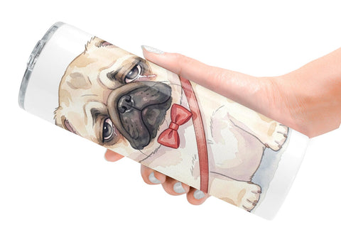 Tumbler Tired Morning Commute Animal Sublimation artnoy 