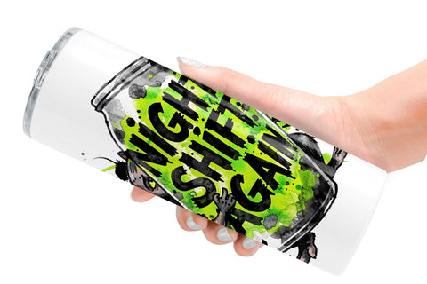 Tumbler Tired Vampire Grumpy Quote Sublimation artnoy 