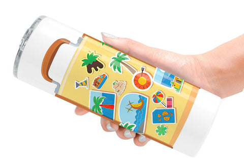 Tumbler Travel Suitcase Sublimation artnoy 