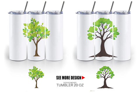 Tumbler Tree Sublimation artnoy 