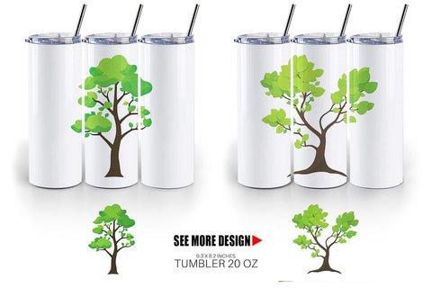 Tumbler Tree Sublimation artnoy 