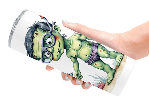 Tumbler Tropical Frankenstein Sublimation artnoy 