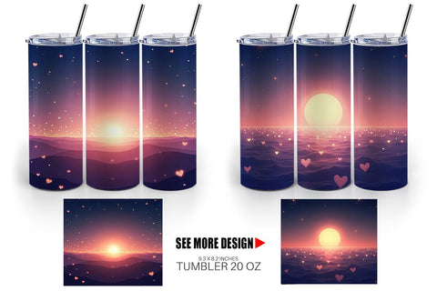 Tumbler Twinkling Horizon Sublimation artnoy 