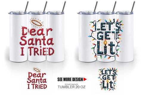 Tumbler Ugly Sweater Sayings: Tacky & Trendy Quotes Sublimation artnoy 