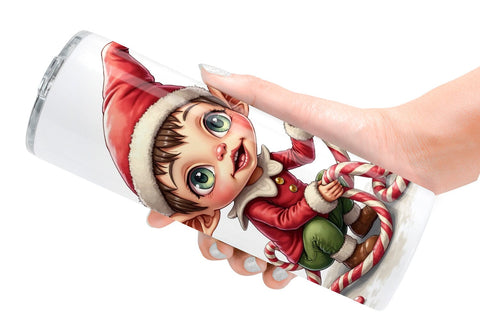 Tumbler UglyCute Christmas Bake-Off Disaster Sublimation artnoy 