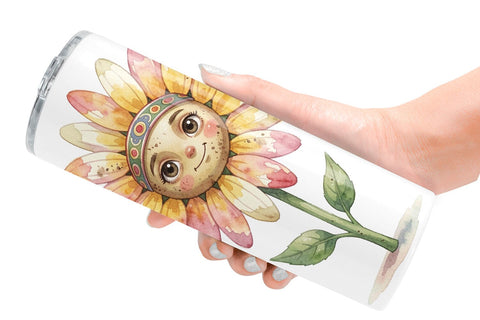 Tumbler UglyCute Groovy Plant Teacher Sublimation artnoy 