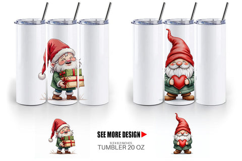 Tumbler UglyCute Nordic Gnomes Sublimation artnoy 