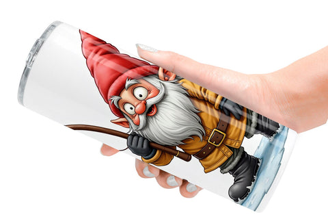 Tumbler UglyCute Yeti & Gnome Winter Games Sublimation artnoy 