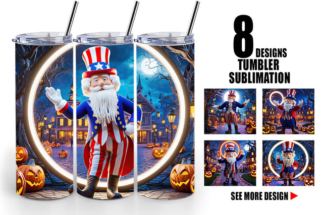 Tumbler Uncle Sam Sublimation artnoy 