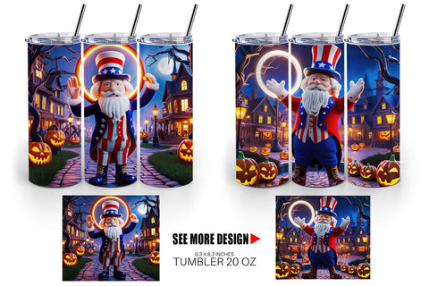 Tumbler Uncle Sam Sublimation artnoy 