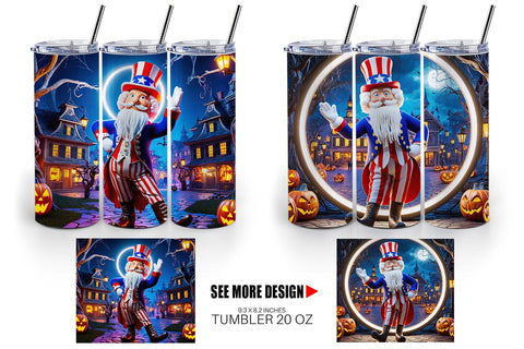 Tumbler Uncle Sam Sublimation artnoy 