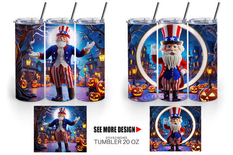 Tumbler Uncle Sam Sublimation artnoy 