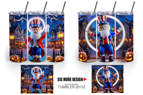 Tumbler Uncle Sam Sublimation artnoy 