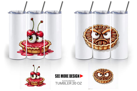Tumbler Unenthusiastic Pies Sublimation artnoy 