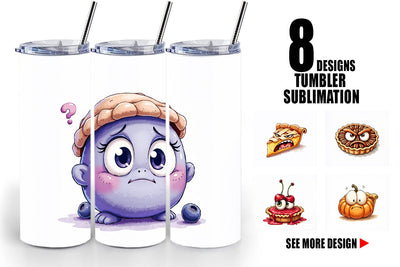 Tumbler Unenthusiastic Pies Sublimation artnoy 