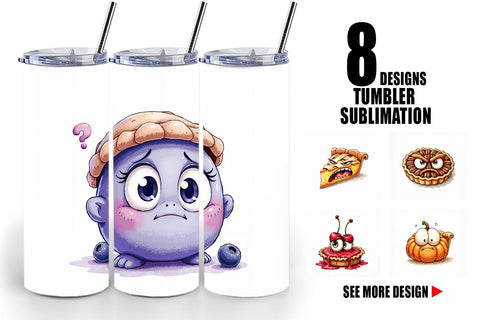 Tumbler Unenthusiastic Pies Sublimation artnoy 